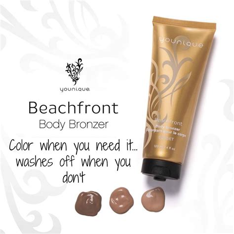 instant bronzer that washes off.